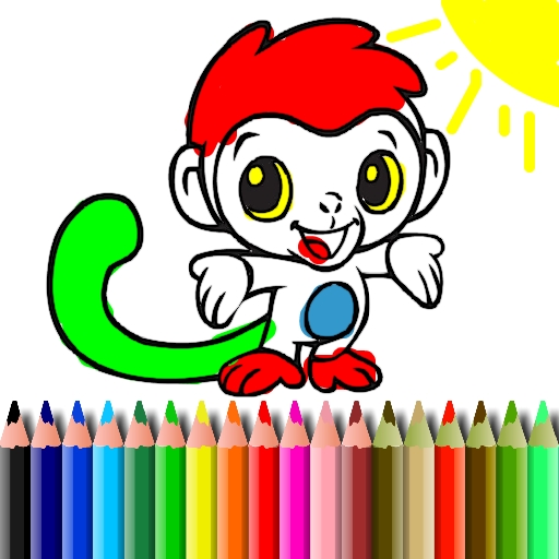 Play BTS Monkey Coloring - Play on ABCya Games