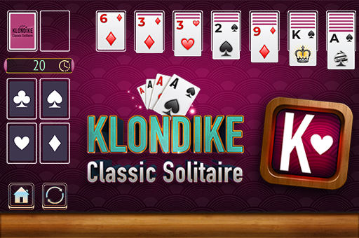 Play Classic Klondike Solitaire Card Game - Play on ABCya Games