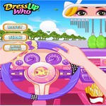 Princess Driver Quiz - Show off the girls' driving abilities