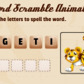 Word Scramble Animals
