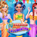 Mermaid New Year Celebration
