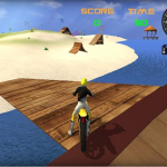 Moto Beach Jumping Simulator Game