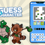 Guess the Character Word Puzzle Game