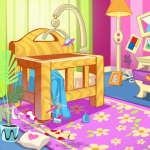 Baby Doll House Cleaning Game