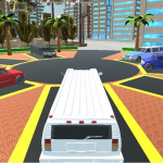 Luxury Limo Taxi Driver City Game