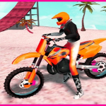 Motocross Beach Jumping Bike Stunt Game