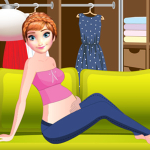 Pregnant Anne Dressing Room