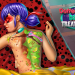 Dotted Girl Back Treatment