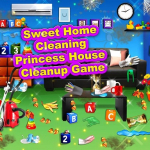 Sweet Home Cleaning : Princess House Cleanup Game