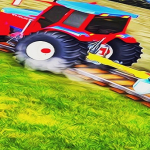 Heavy Duty Tractor Towing Train Games
