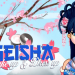 Geisha make up and dress up