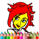 BTS Cute Girl Coloring