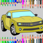 American Cars Coloring Book