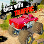 Ultimate MonterTruck Race With Traffic 3D