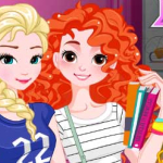 Princess Back  School Lockers