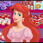 Ariel Cooking Wedding Cake