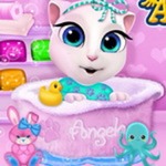 Baby Angela Bathing Time