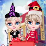 Baby Elsa Shopping For Holiday