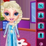 Baby Elsa Winter Shopping Spree