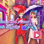 Elsa And Anna Paris Shopping
