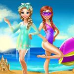 Elsa And Anna Summer Vacation