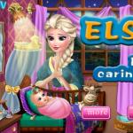Elsa Baby Caring