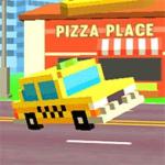 Pixel Road Taxi Depot