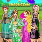 Princesses Kimono Vs Cheongsam